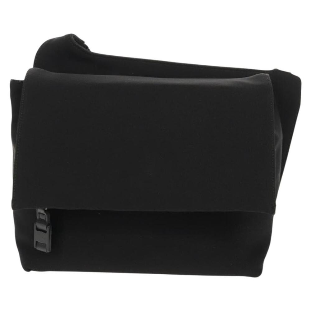 Salvatore Ferragamo Nylon Shoulder Bag Black